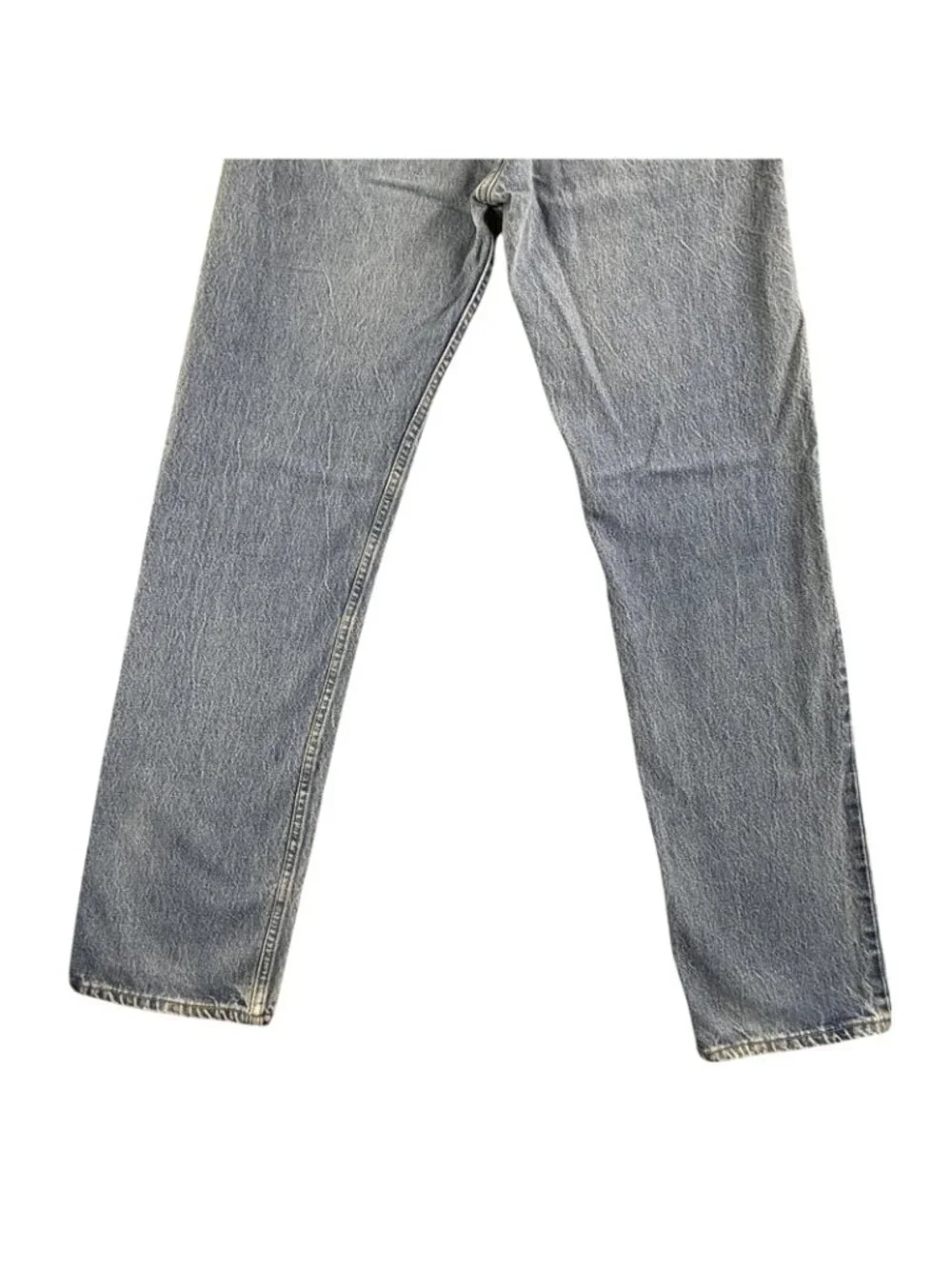 Vintage Levis 501 Jeans Mens 34x34 Blue Light Wash Straight Leg Denim USA 90s
